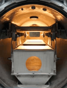 interior of continuous Autoclave