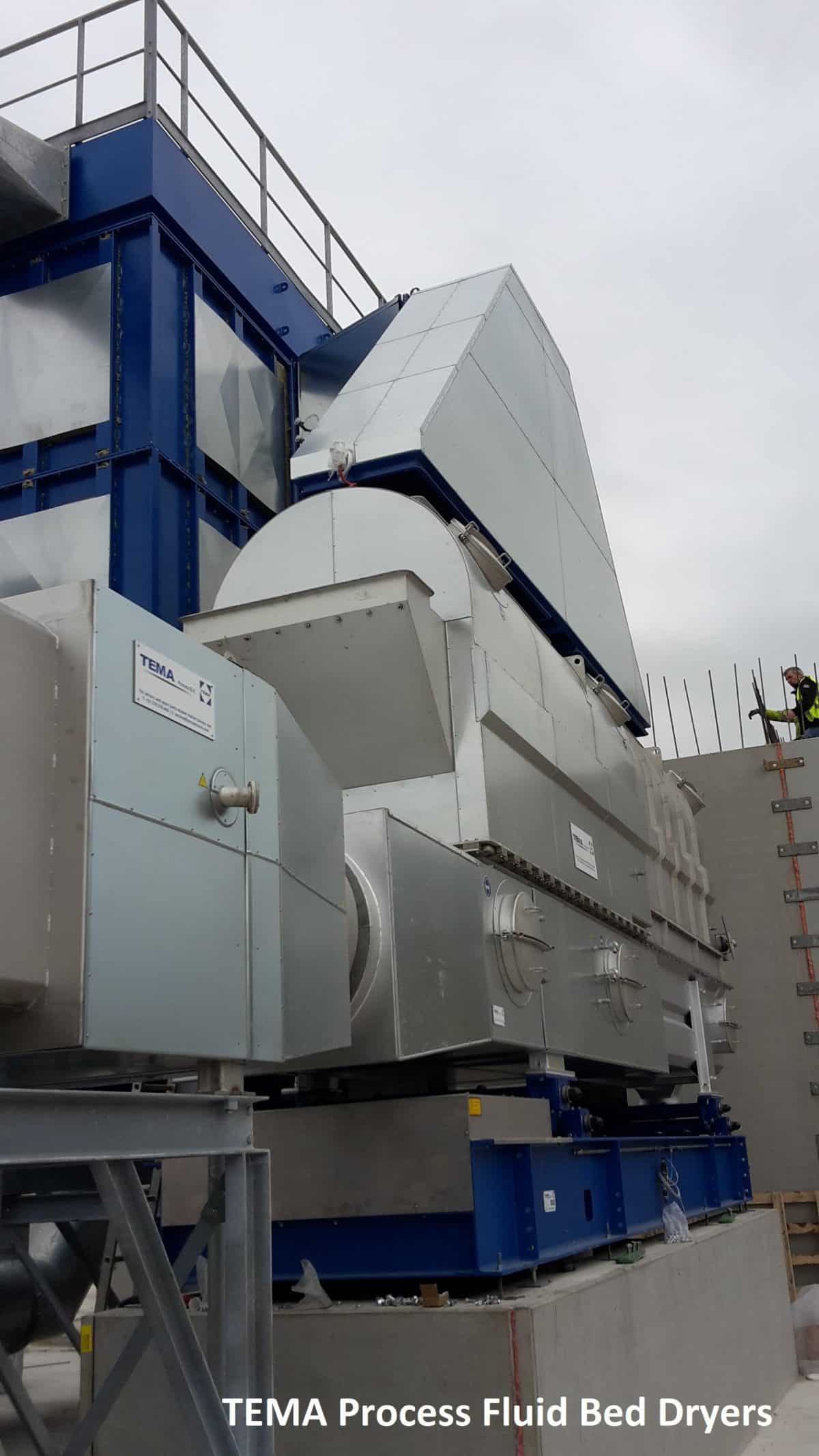Limestone dryer