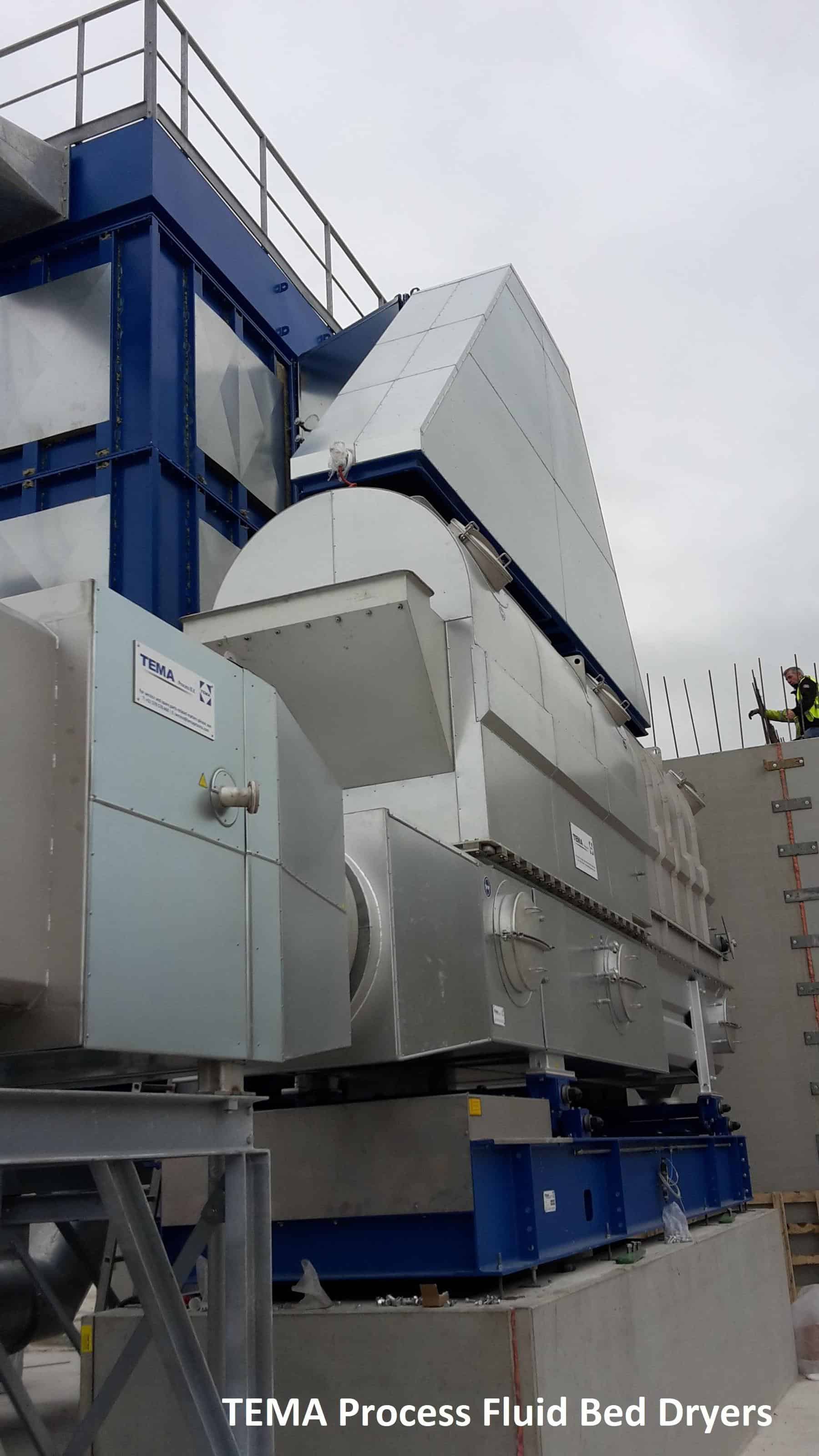 Limestone dryer