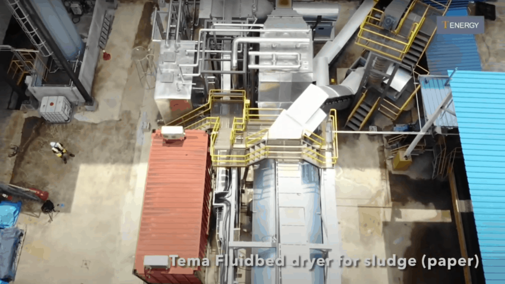 Paper sludge dryer