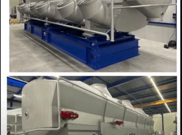 Multi zone Tema Fluidbed dryer