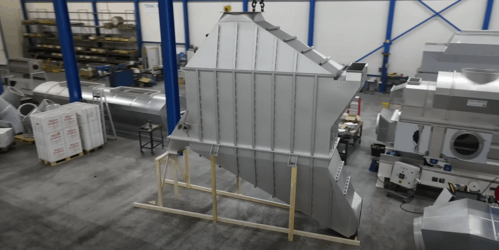 Static (non-shaking) fluidised bed or fluid bed