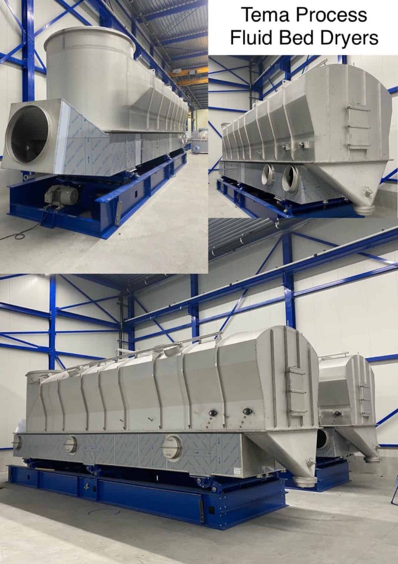 Tema Fluid Bed dryer for spray dryer Tema Process
