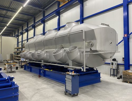 Multi-temperature zones in a fluid bed dryer