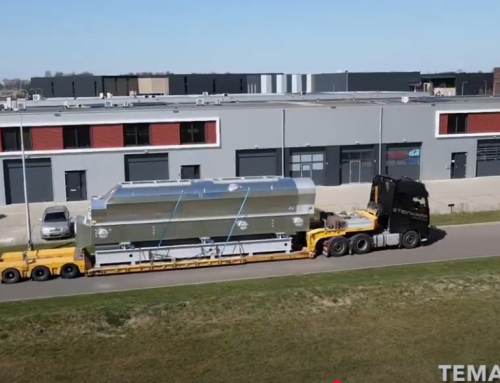 Transport of TEMA Breadcrumb dryer