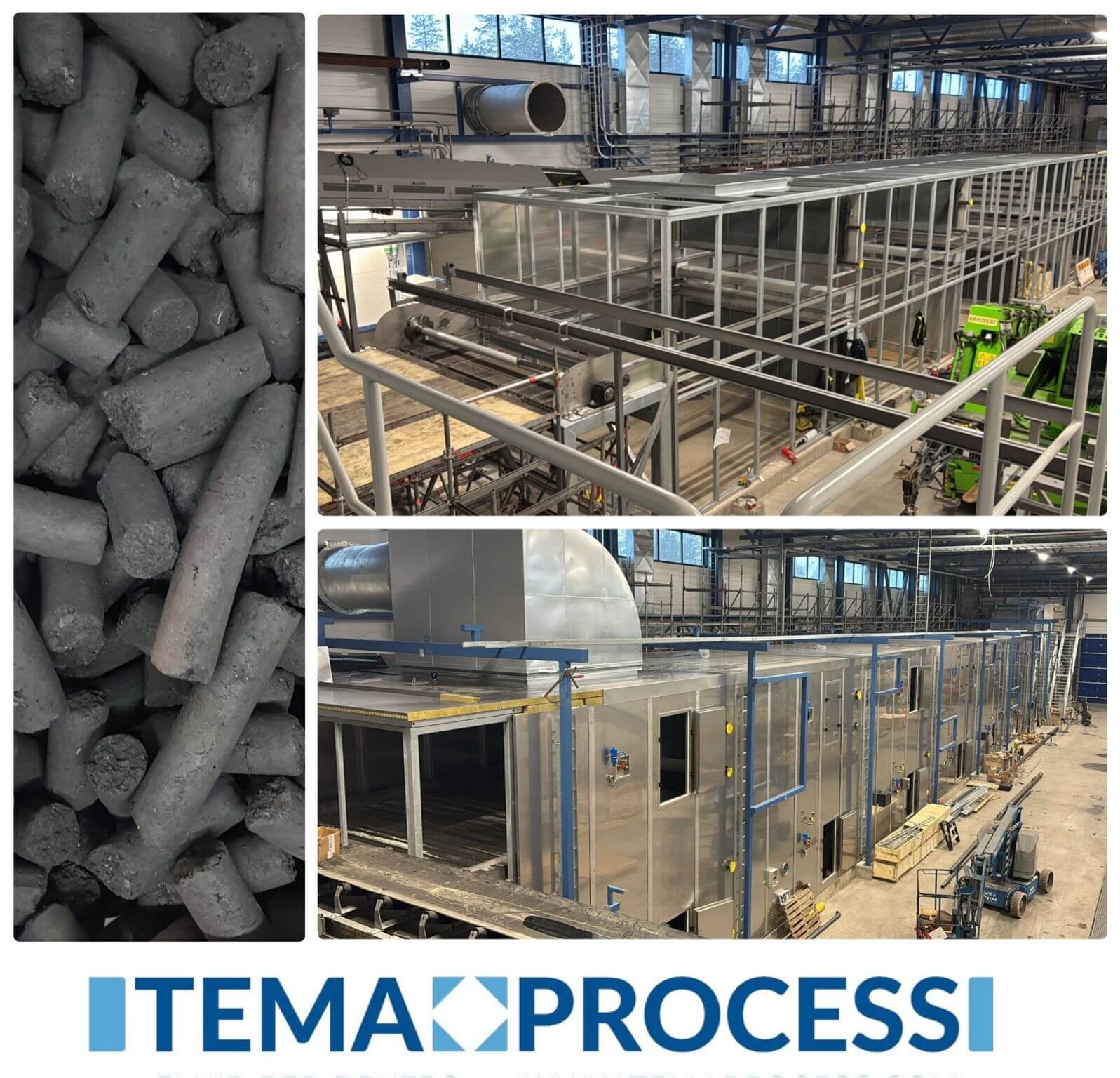 TEMA Process Bio-Coal Belt Dryer